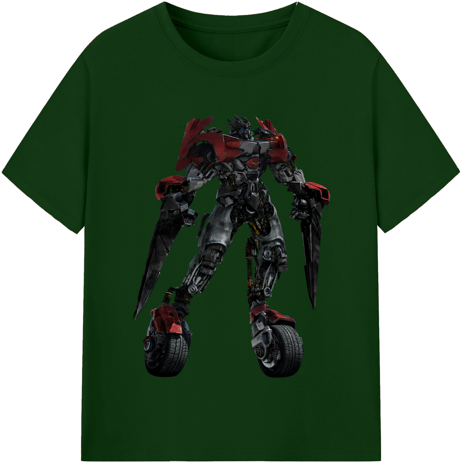 （画像用） Transformers トランスフォーマー 綿100％半袖Tシャツ（フロントプリント）